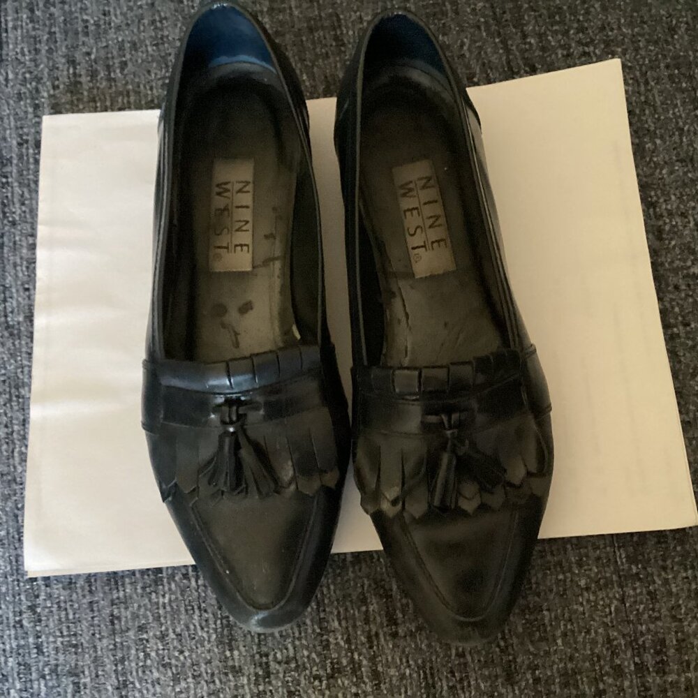 Preowned Blue 9-West loafer-7.5M